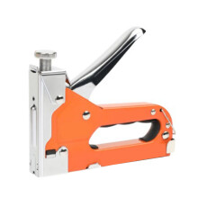 (With 600 Staples) Manual Stapler Gun with 600 Staples for Woodworking DIY Adjustable