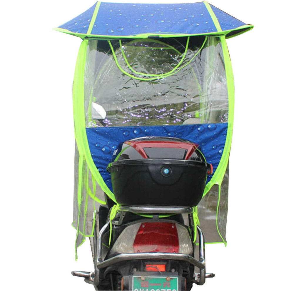 Fully Enclosed Mobility Scooter Canopy, Waterproof Fold-Away Umbrella For Universal Motor Scooter, Motorcycle Sun Shade 9354506453039