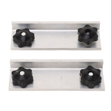 2x Langer T-Schlitten-Anschlag Aluminium für CNC-Klemmen