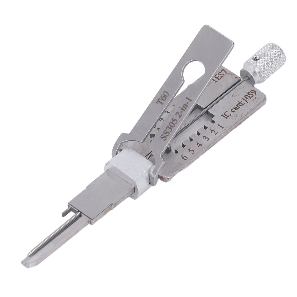 2 In 1 Decoder Tool Hook Pickup Set Stainless Steel Ss305 323163313313
