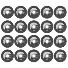 20x Siliziumkarbid Schleifscheiben 100mm x 22mm Glas/Stahl