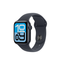 Apple Watch SE 3 GPS 44mm Midnight Aluminium MEHQ4 M/L Midnight Sport Band