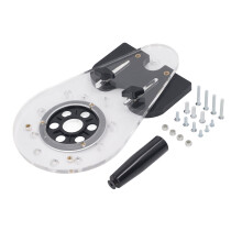 Universal-Fräsbasis Set Acryl ABS verstellbar Führung