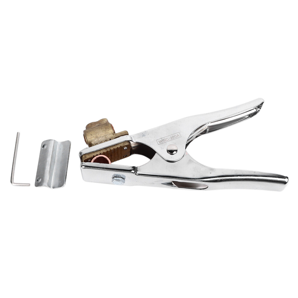 Grounding Work Clamp 300A Welding Earth Clamp Chrome 323163080239