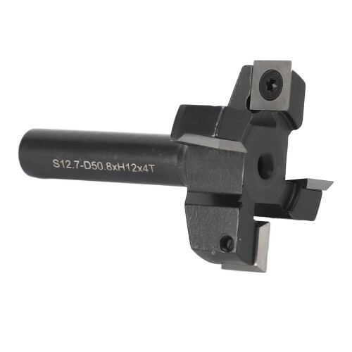 4-Flute 1/2in Shank 2in Cut Planer Router Bit 2