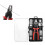 5-in-1 Pliers Set 8in Handle Wire Tool for Cutting Stripping Crimping 5