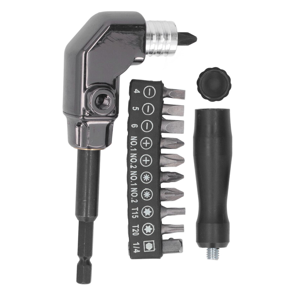 Right Angle Drive Attachment Aluminum Alloy 6.35Mm Hex 90 Screwdriver 323163076690