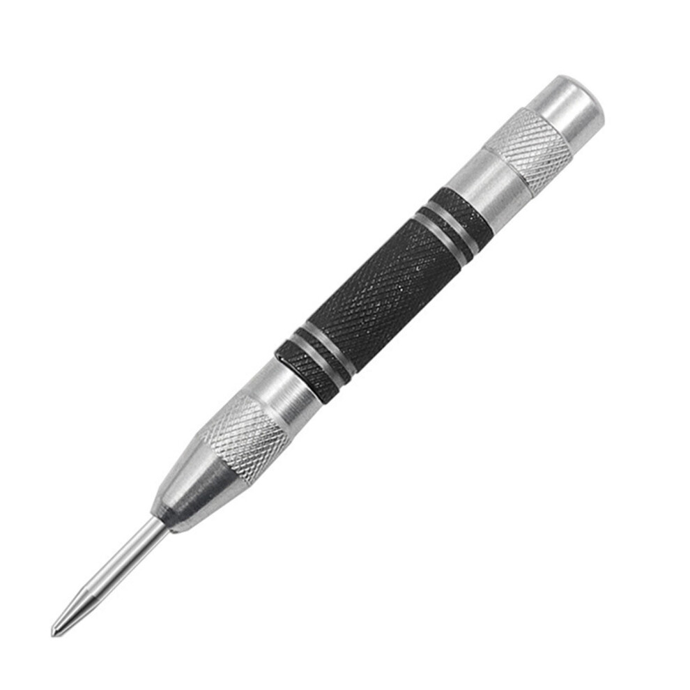 128Mm Automatic Center Punch High Accuracy Black Silver 323163281452