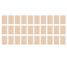 30Pcs Wood Dowel Stoppers 5x19x30mm Beech Furniture Splicing