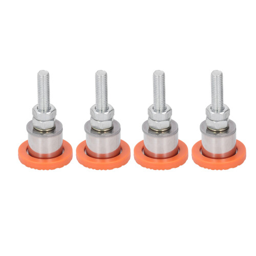 4x Glide Leveling Feet Non-Slip Rubber Pads Machine