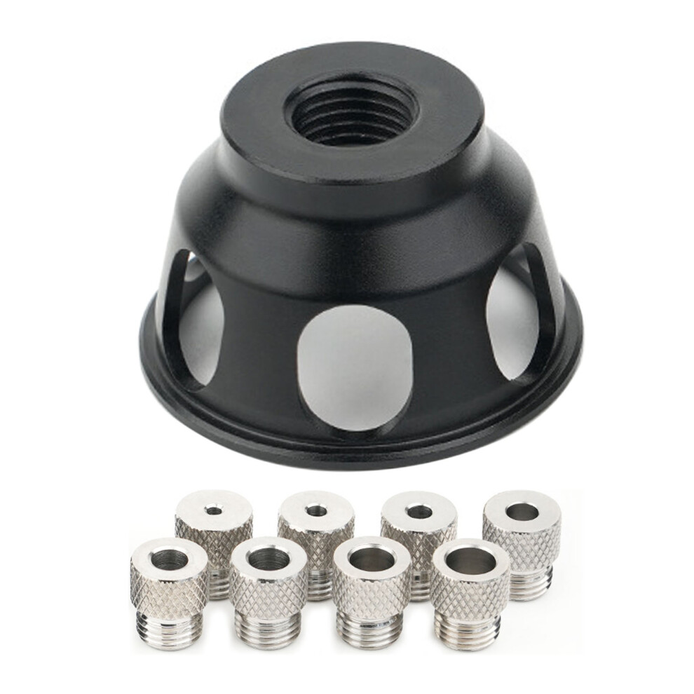 Vertical Hole Punch Locator Aluminum Alloy 3-10Mm Drill Jig 610830966997