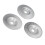 3x Holzcarving-Scheiben-Set 100mm Ø 16mm Loch 5