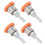 4x Glide Leveling Feet Non-Slip Rubber Pads Machine 2