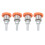 4x Glide Leveling Feet Non-Slip Rubber Pads Machine 5