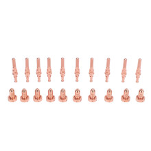 10Pcs Brass Nozzle Electrode Set for SL60 SL100 Plasma Torch