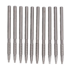 10x Uhrenzeigerpresser, Edelstahl, 0,6-1,4mm