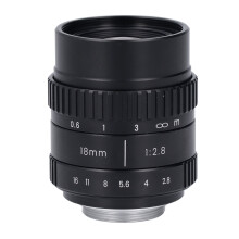 18mm F2,8 Weitwinkel-Handlinse Aluminium für Makro 4/3