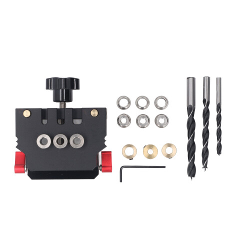 Self Centering Doweling Jig Kit Aluminum Alloy High Accuracy