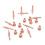 10Pcs Brass Nozzle Electrode Set for SL60 SL100 Plasma Torch 5