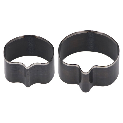 2x Fruchtförmige Lederstanzen 34-44mm Stahl 1