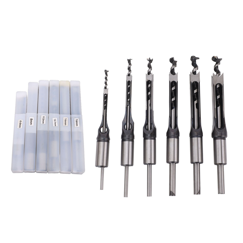 Square Hole Mortise Chisel Drill Bit Hss For Woodworking 610830960308