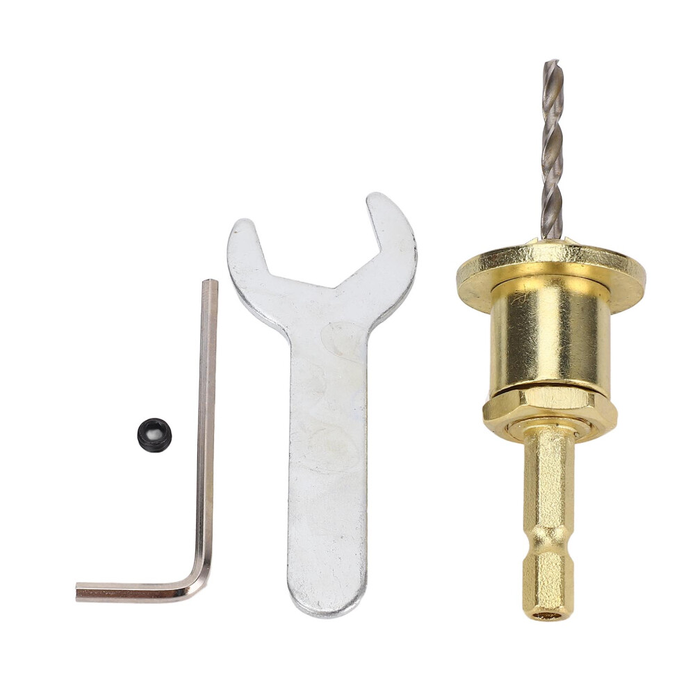 Countersink Drill Bit 1/4In Hex Shank 3.2X10mm For Craft Repair 610830960360