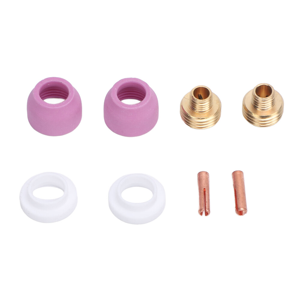 Welding Torch 2.4Mm Electrode Clamp Ceramic Nozzle Ptfe Cover 610830961053