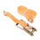 1 Satz Spanngurt Orange, Kohlenstoffstahl, 2500kg 1
