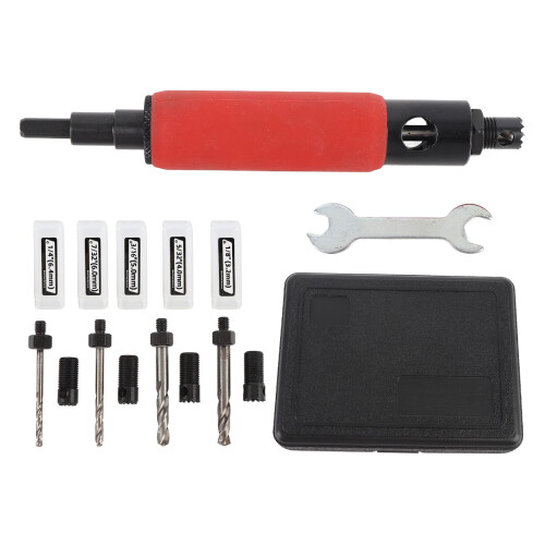 Rivet Removal Tool Set 1/8 5/32 7/32 1/4 3/16 for 1/4" Drill