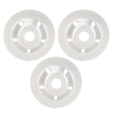 3x 80mm Manganstahl Diamantschleifscheiben