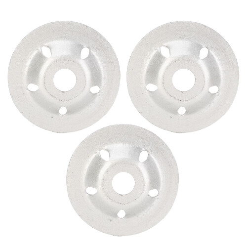 3x 80mm Manganstahl Diamantschleifscheiben