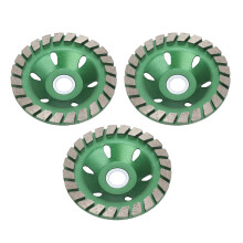 3x Diamantschleifscheibe 100mm 24T für Winkelschleifer