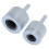 2 Pcs Drill Copper Pipe Cleaner 1/2 3/4 Inch with Replacement Brushes 4