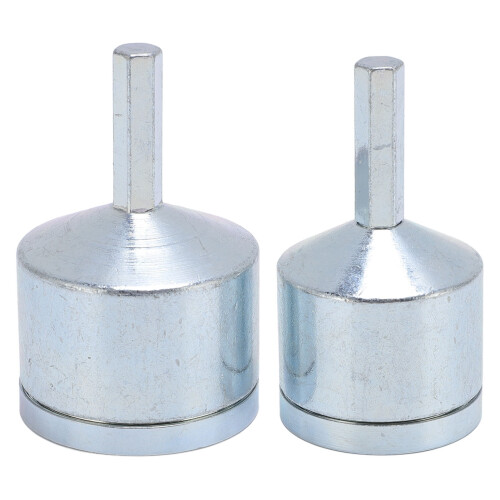 2 Pcs Drill Copper Pipe Cleaner 1/2 3/4 Inch with Replacement Brushes 1