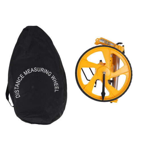 Double Folding Measuring Wheel 0-9999.9m Portable for Work Projects
