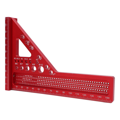 Aluminium-Dreiecklineal-Set Multifunktions-Winkel 1