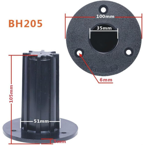 Lightweight Speaker Mount Stand With Wide Tray For Stable Speaker Placement In Any Setting Model D 1