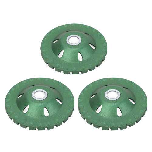 3x Diamantschleifscheibe 100mm 24T für Winkelschleifer 1