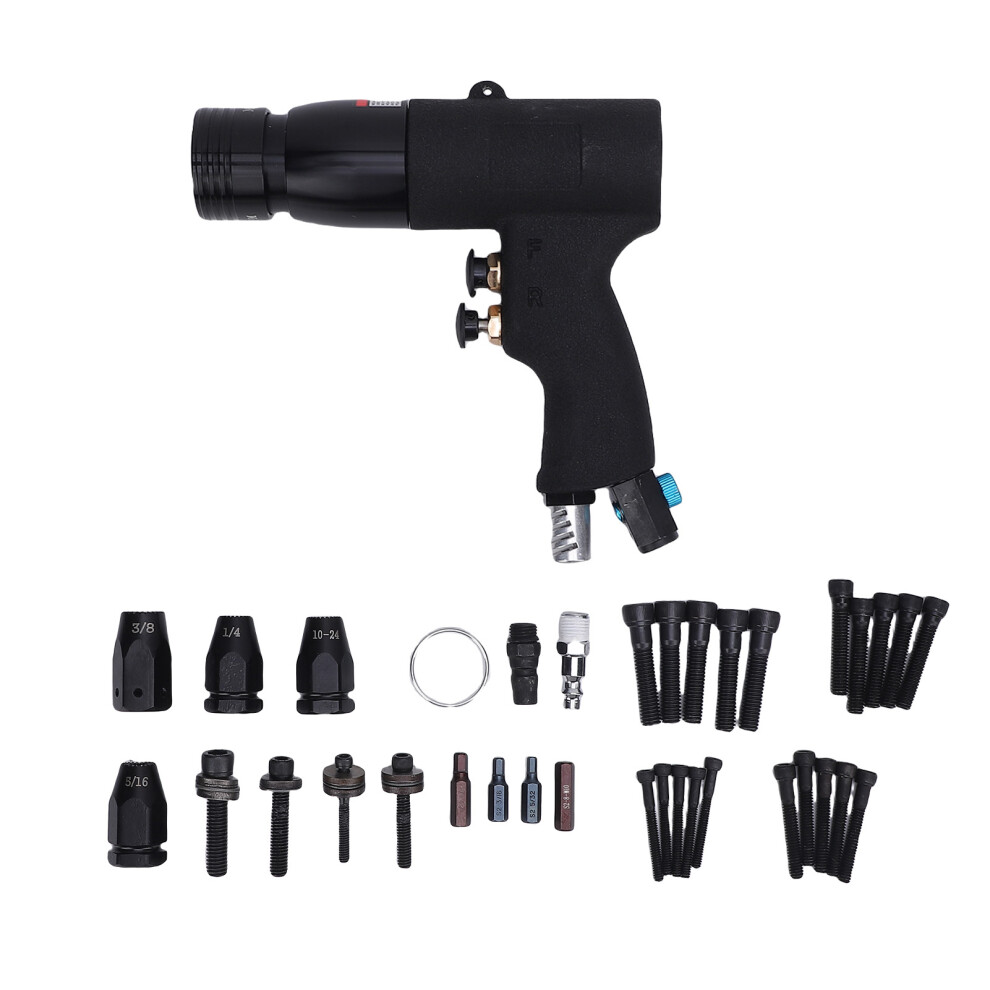 Pneumatic Rivet Nut Gun 400Rpm Kit 1/4In 5/16In 3/8In 10/24In M8-M10 610830969929