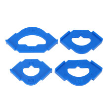 4 Stk. Hobeleinschablone R20T20 R25T25 R30T30 R40T40