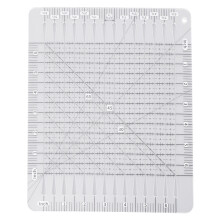 6.5x6.5in Acrylic Quilting Ruler Clear Cutting Fabric Sewing