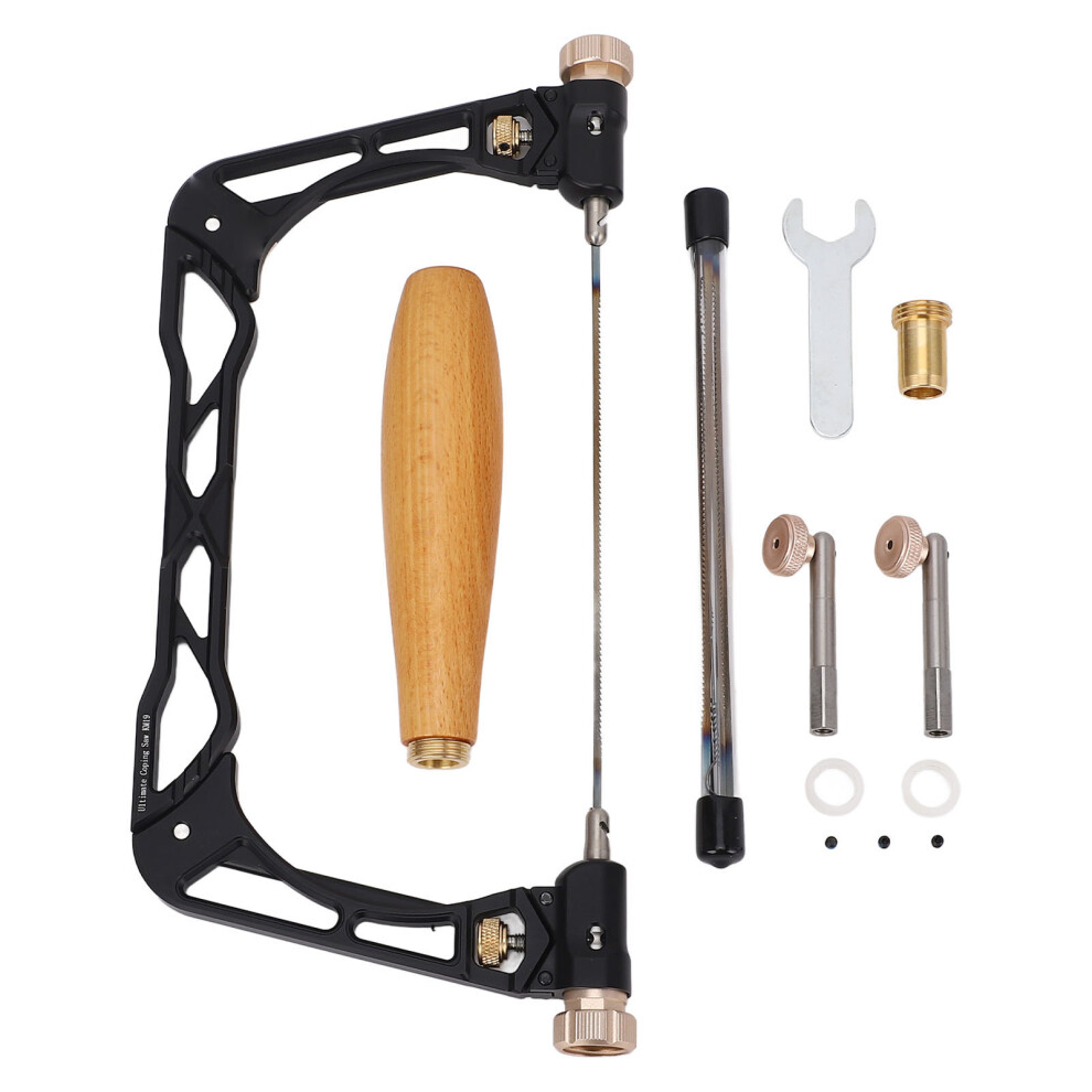 Coping Saw Kit U Shaped Aluminum Curved Saw Wooden Handle Ceramics 610830970604