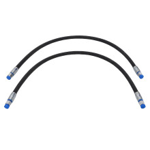 2PCS 1/4in Excavator Diverter Valve Hose 60MPa 8702PSI Replacement