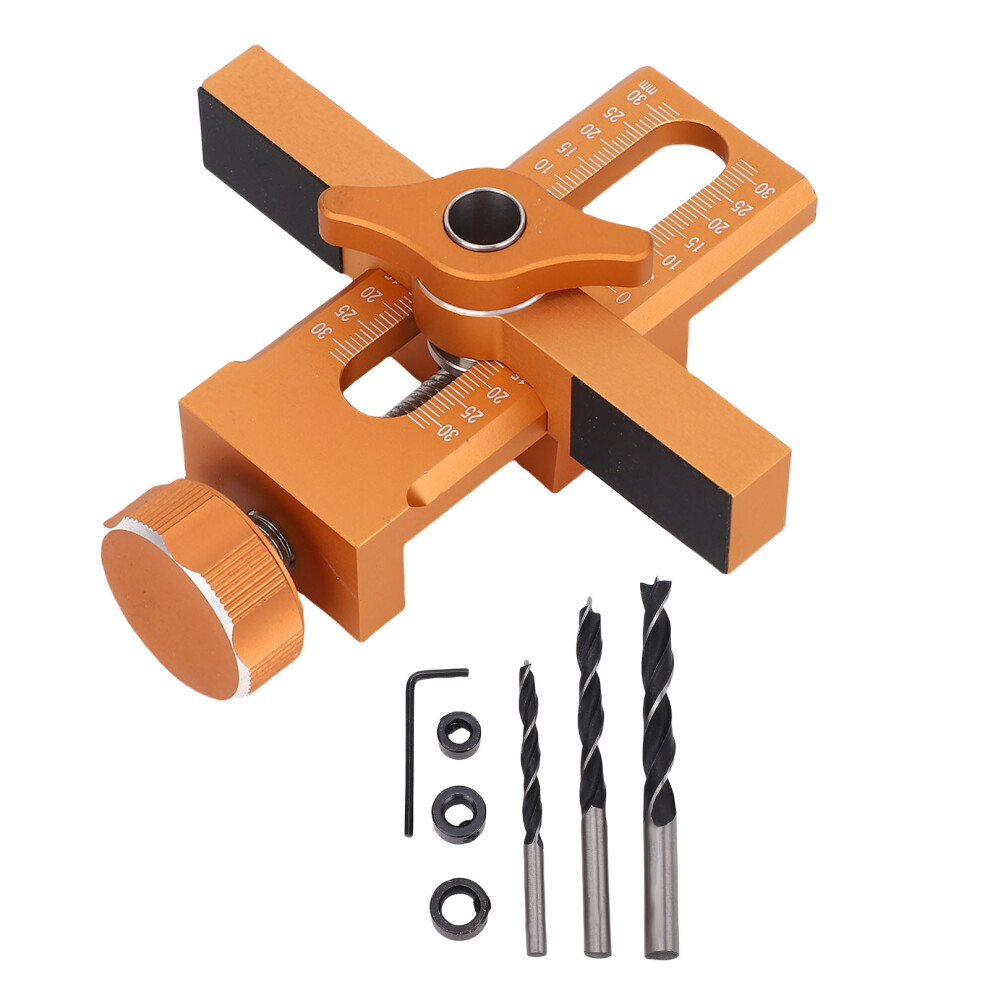 Aluminum Cabinet Door Positioner With 6Mm 8Mm 10Mm Drill Bit 610830972561