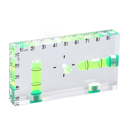 Mini-Wasserwaage 3 Magnet, Acryl, 95x50x13mm