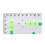 Mini-Wasserwaage 3 Magnet, Acryl, 95x50x13mm 2