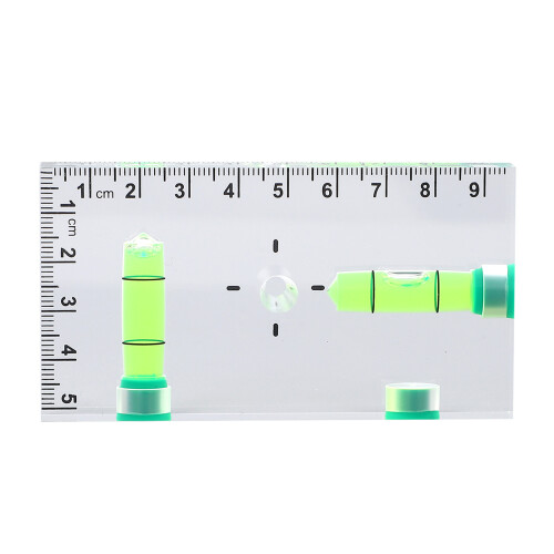 Mini-Wasserwaage 3 Magnet, Acryl, 95x50x13mm 1