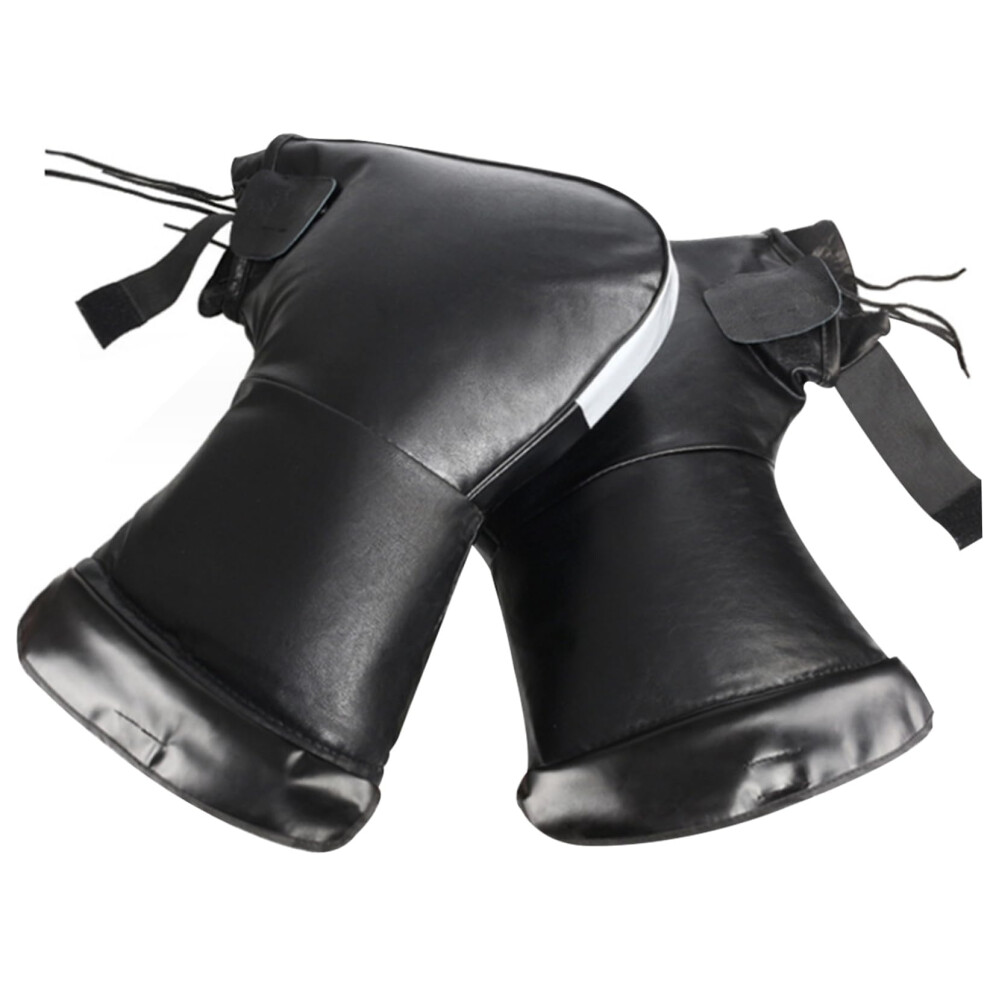 Motorcycle Handlebar Muffs Windproof Waterproof Thick Warm Reflective Strips Winter Mitts For Men And Women 9016109557872