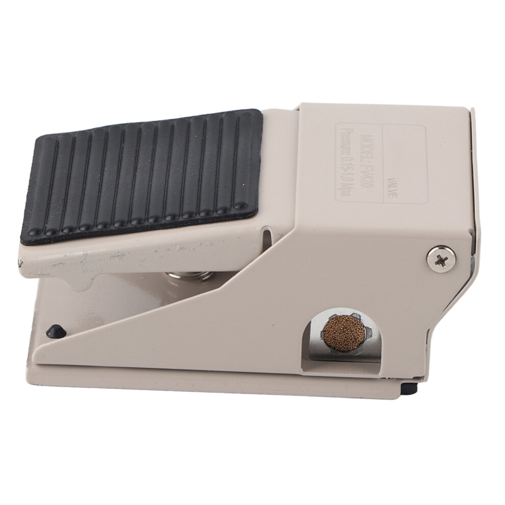 Pneumatic Foot Pedal Valve 2-Position 4-Way Fv420 0-0.8Mpa G1/4In 610830930417