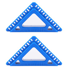 2x Kunststoff-Türfenster-Werkzeug 1/4-3/16-1/8 Zoll Blau